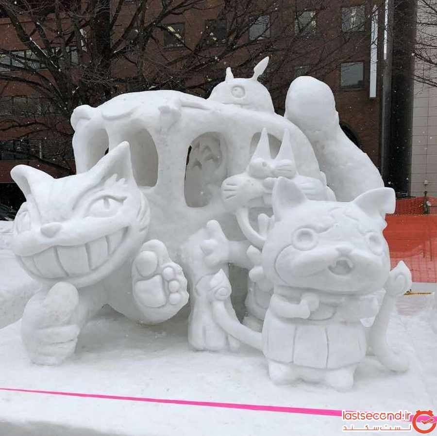 فستیوال برف ، رویدادی زیبا و شگفت انگیز در ژاپن