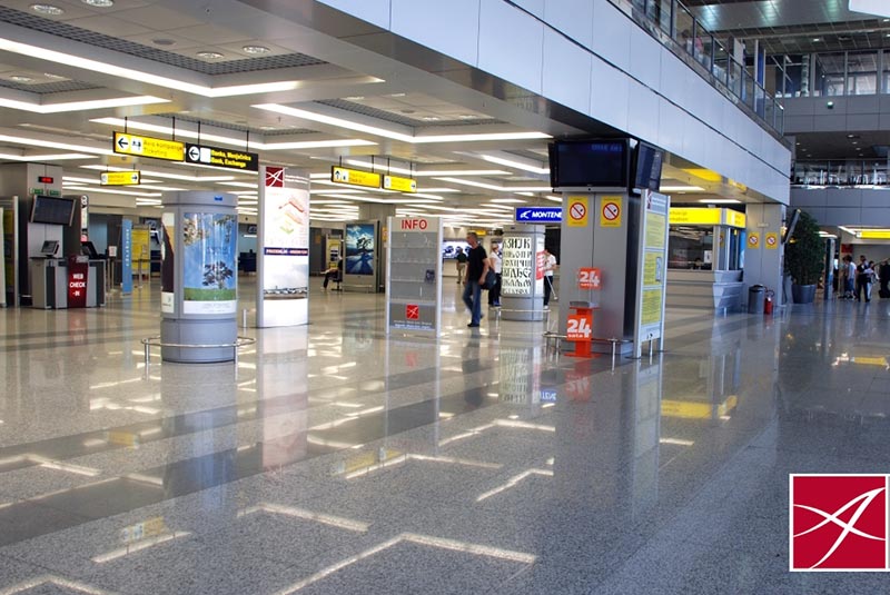 فرودگاه بزرگ نیکولا تسلا در بلگراد صربستان
