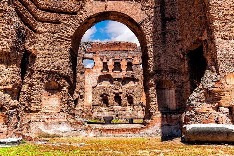 حمام عمومی کاراکالا  در رم ، تاریخ روم باستان