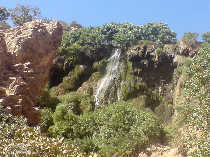 آبشار تختان بسیار زیبا و دلنشین در آبدانان ایلام