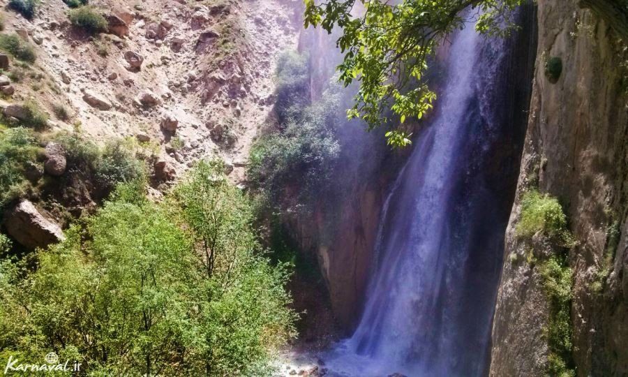 آبشار شاهاندشت ، آبشاری مرتفع در دل هراز