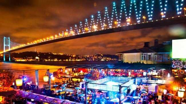 تفریحات و دیدنی های شبانه استانبول