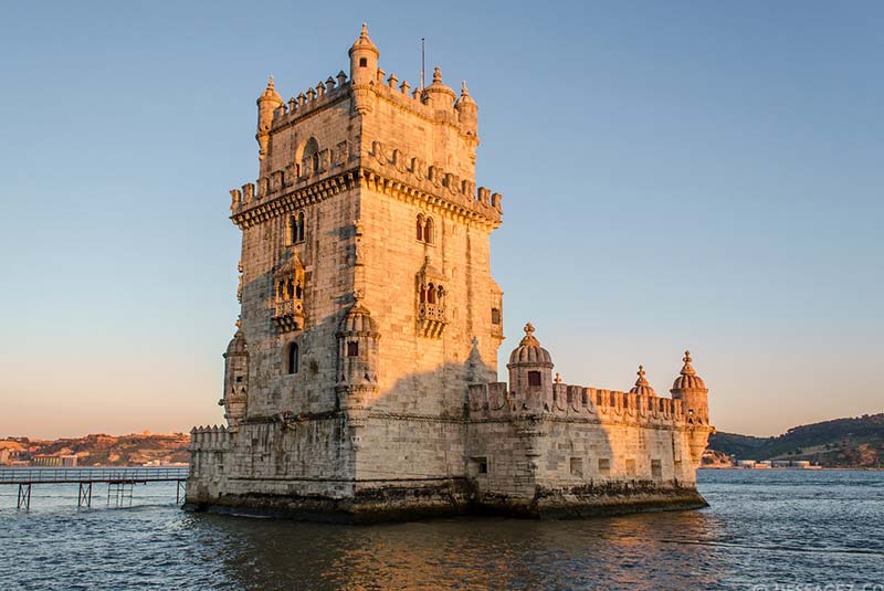 برج بلم در پرتغال ، برجی زیبا در وسط دریا