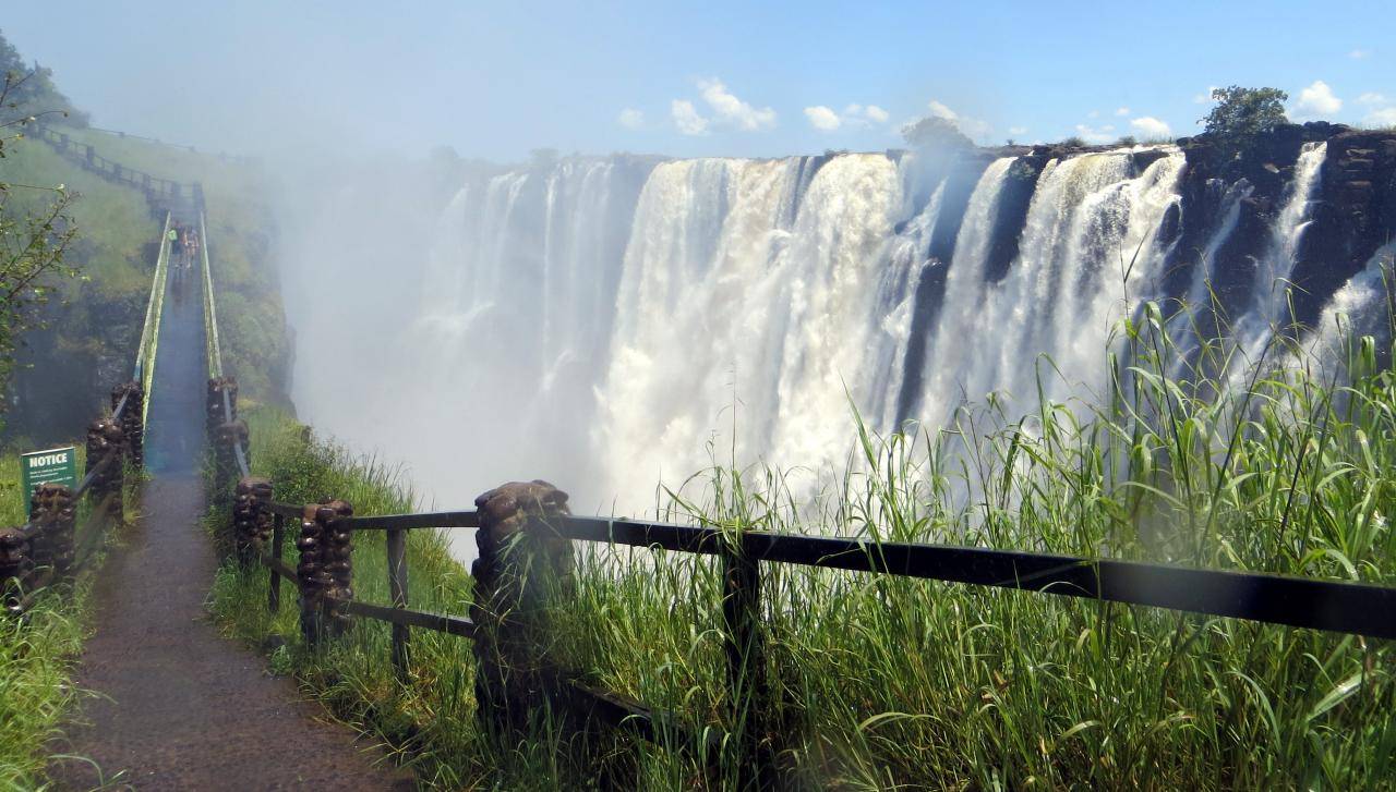 آبشار ویکتوریا ، یکی از دیدنی ترین آبشارهای جهان