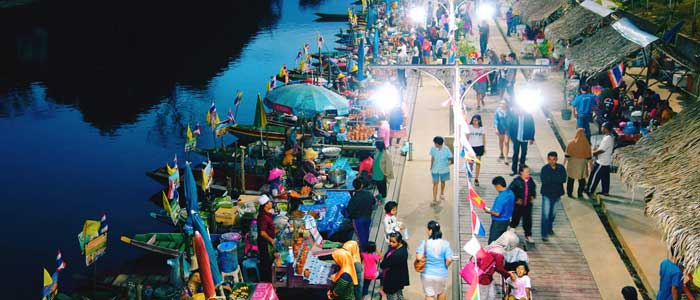 بازار شناور پاتایا ، بزرگترین بازار شناور در تایلند
