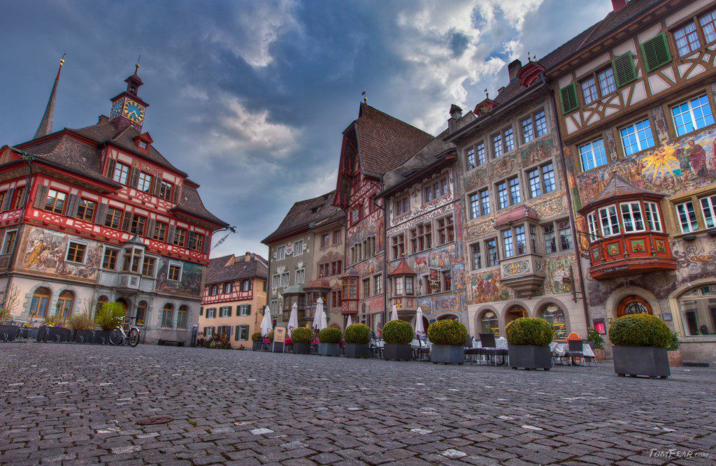 اشتاین ام راین شهری طبیعی با معماری زیبا در سوئیس 