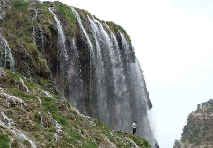 آبشار کمردوغ هفتمین آبشار مرتفع ایران