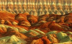 تپه های مریخی دامغان ثبت شده در ناسا