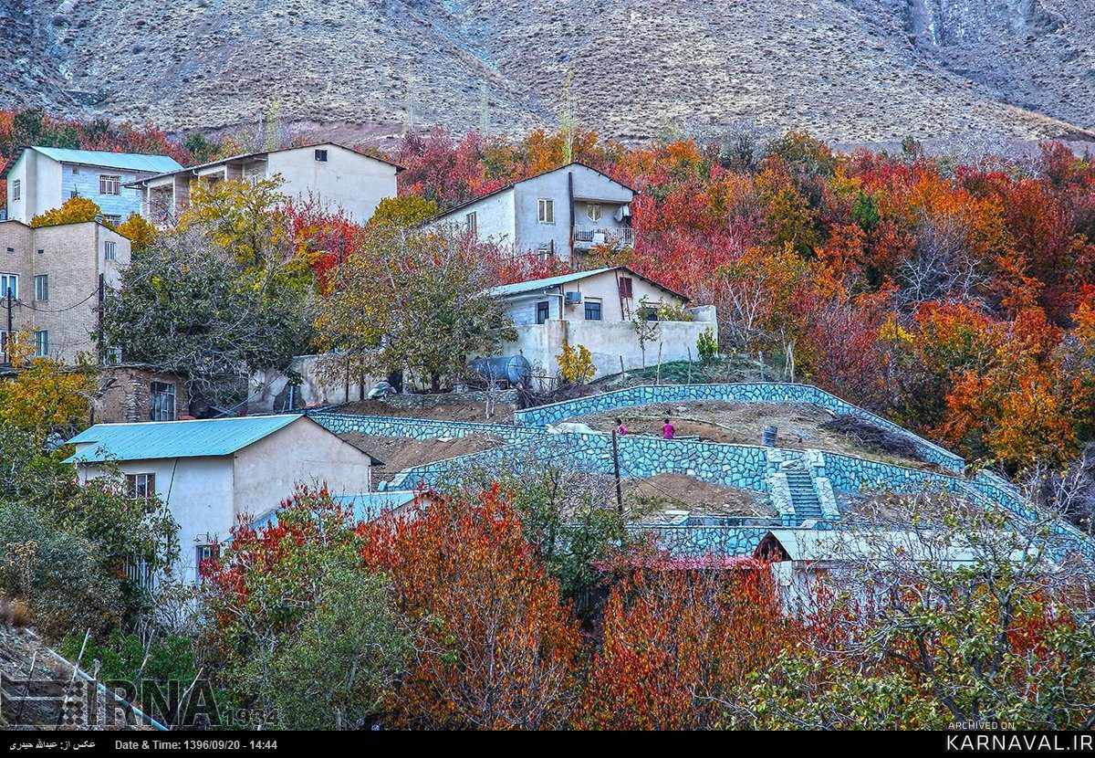 روستای وردیج و واریش مکانی زیبا برای تفریحات آخر هفته