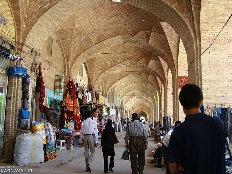 بازار بزرگ کرمان طولانی‌ترین راسته بازار ایران