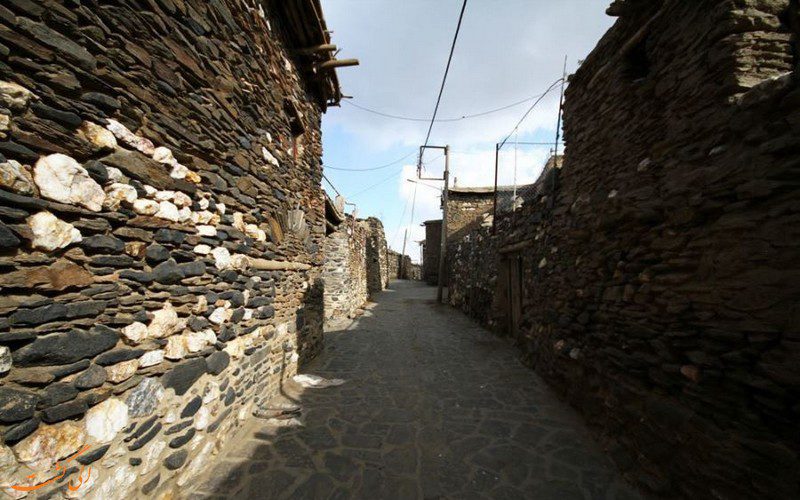 روستای ورکانه همدان معروف به روستای سنگی