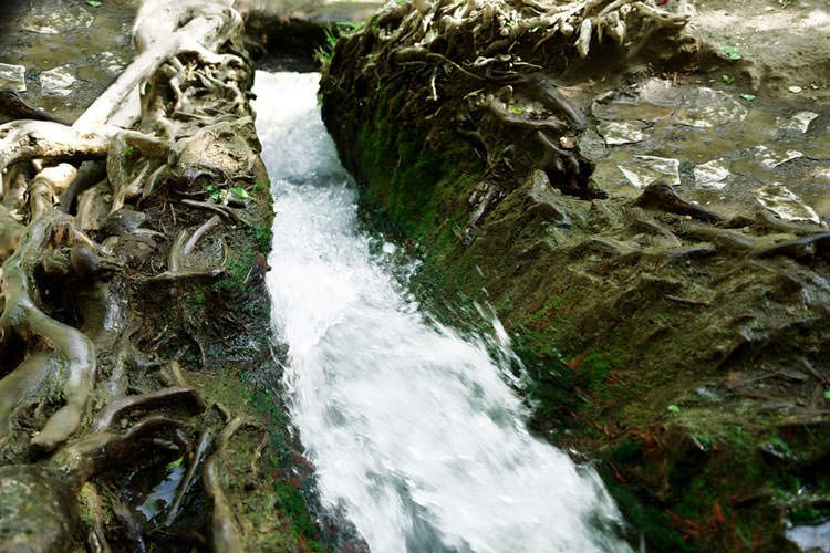 جاذبه ی زیبای طبیعی آبشار نیاسر کاشان