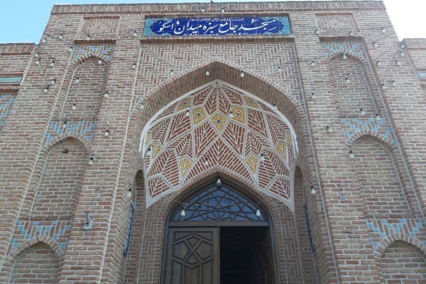 مسجد جامع سبزه میدان اسکو از قدیمی ترین مساجد آذربایجان شرقی