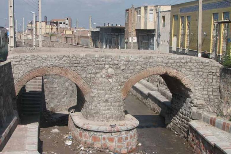 پل قدیمی سردرود بیانگر تاریخ جامانده از قاجار