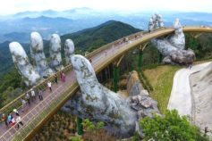 پل طلایی ویتنام ، پلی زیبا و باشکوه در تپه های بانا