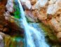 آبشار خروشان آبقد در پایتخت مذهبی ایران